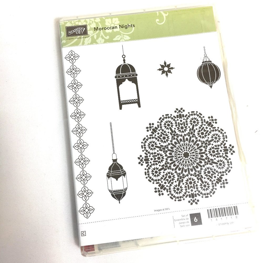 Stampin Up Moroccan Nights 6 Stamps Set  NWT